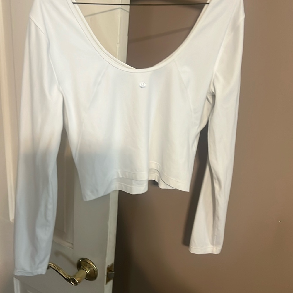 COPY - Ladies, size 10, Lululemon, white crop top